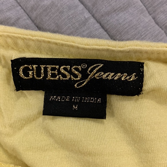 Guess Yellow and Gold Halter Top - Picture 3 of 3